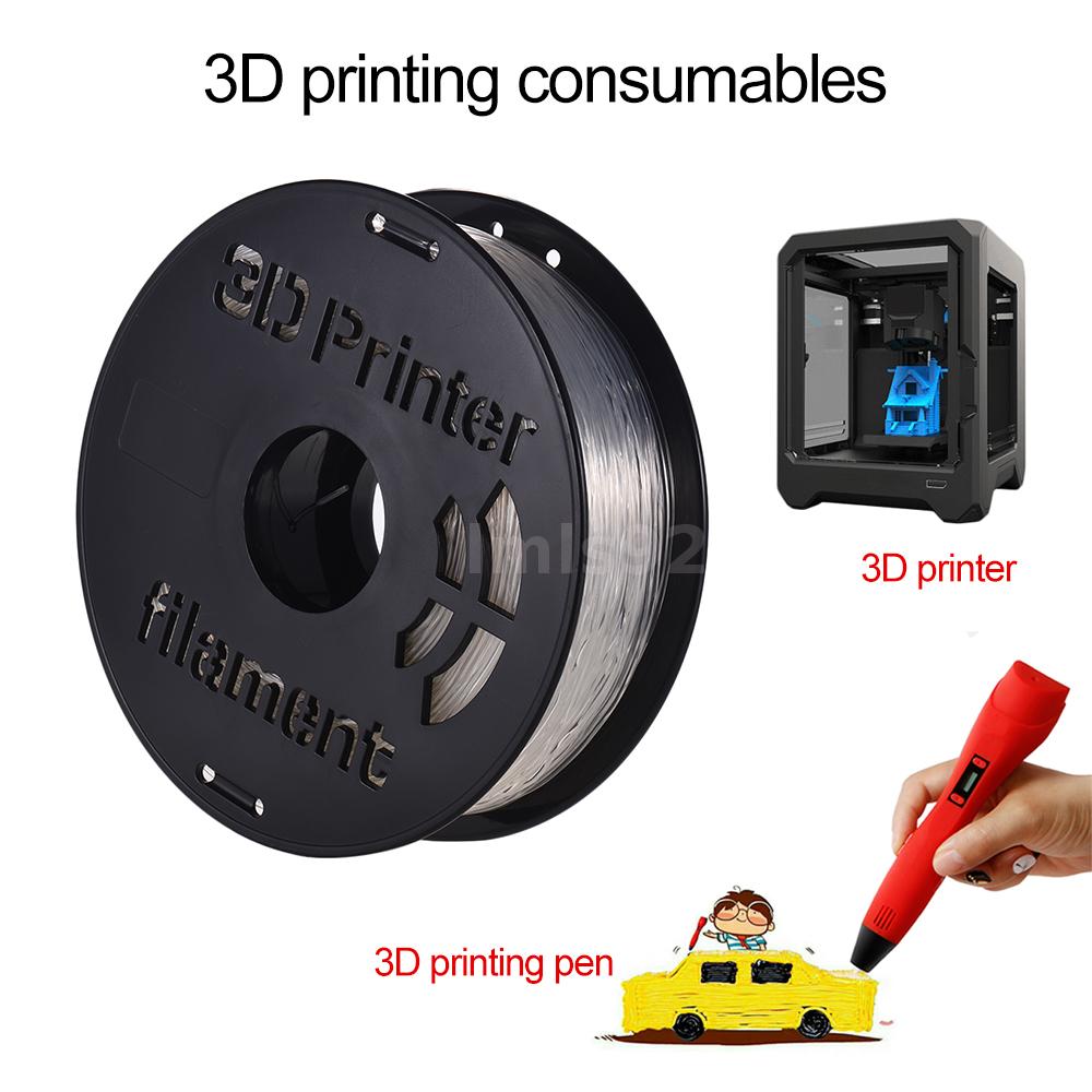 3D Printer Line Filament Consumables 1KG 1.75mm ABS Material Net Black UK Seller